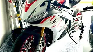 2024 Aprilia RSV4 1100 Factory with a SC Project CR-T Sound Check Post Brentune…