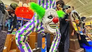 [NEW 2024] 4K Lowes Halloween ANIMATRONICS & Decor Walkthrough