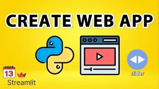 Slider Widget - Web App with Python Streamlit Lesson 13