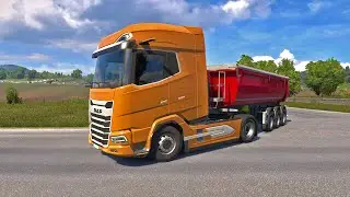 Daf XG+ 530 - Transporting Stones in Luxembourg | Euro Truck Simulator 2