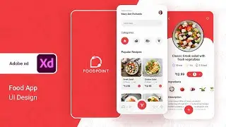 Food App Design (Mockup + Prototype)