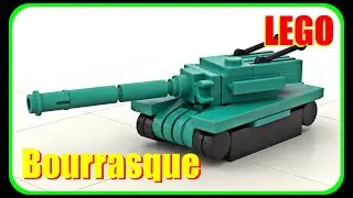 Мини танк Bat.-Châtillon Bourrasque из Лего // Mini tank Bat.-Chatillon Bourrasque from lego