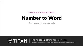 Convert number to text in word-add in