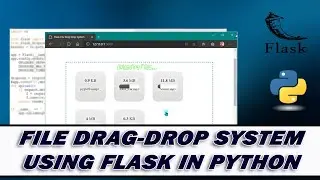 Make file drag and drop system || python || flask_dropzone || Tutorial ||