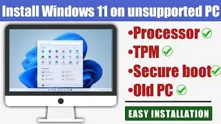 How to install Windows 11 on unsupported PC/Laptop without data loss - Live installation [ Hindi ]