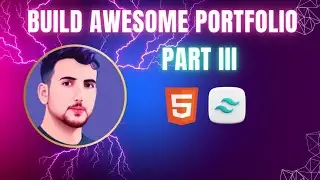 Build a Responsive Portfolio Website Using HTML CSS and  JavaScript  | Step-by-Step Tutorial.