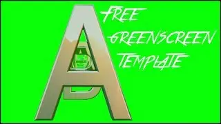 Free Greenscreen Template - Complete Alphabet