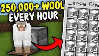 WORKING WOOL GLITCH Minecraft Bedrock 1.21!