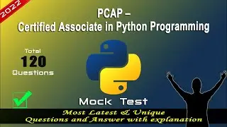 PCAP | PCAP -  Certified Associate in Python Programming - Mock Test | 2022 Exam Latest Q&A