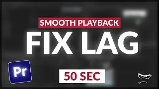 How to FIX LAG/STUTTERY PLAYBACK video | Premiere Pro