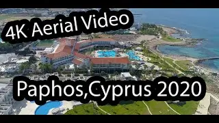 🇨🇾 Paphos,Cyprus | Paphos Hotels and next to the Sea | 4K Drone ✈️