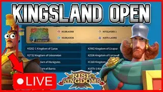 KINGSLAND OPENING 🔴LIVE!🔴| Rise of Kingdoms