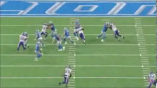 Matt Stafford no-look pass