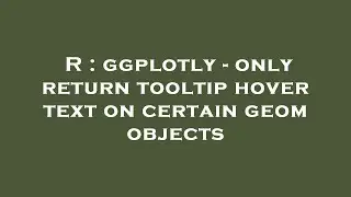 R : ggplotly - only return tooltip hover text on certain geom objects