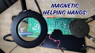 Magnetic Helping Hands for Soldering Projects Review