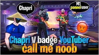 CHAPRI YOUTUBER @Duranto_Official call me NOOB 👿 | playing 1 v 1 with chapri 🤯|