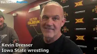 Kevin Dresser is ready for the Iowa State vs. Iowa wrestling dual Sunday