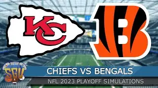 Chiefs vs Bengals - AFC Championship Game 2023 Full Game Highlights - Madden 23 Sim