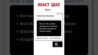 React JS Coding Challenge Day - 1 ❤ #shorts #youtubeshorts #viralvideo  #reactjs #quiz #technology