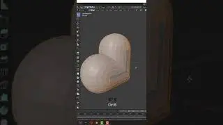 Blender 3D Simple Heart Model #shorts