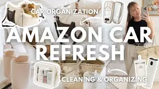 *NEW* AMAZON CAR CLEANING & CAR RESTOCK: amazon car organization + car must haves + car cleaning