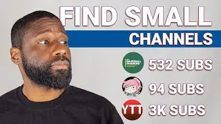 How to find small channels on YouTube 2023