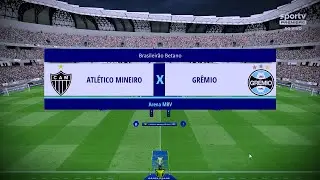 ATLÉTICO MG X GRÊMIO BRASILEIRÃO PES 2017 PATCH 2024