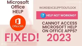 Help Function Not Working in Microsoft Office Applications! 