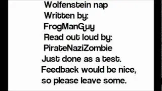 Fanfiction reading: Wolfenstein nap