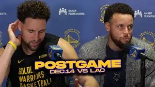 Warriors/Clippers Postgame, Steph, Klay, Kerr On Losing Draymond | Dec 14, 2023