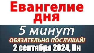 Евангелие дня с толкованием 02 сентября 2024 года Понедельник Чтимые святые. Церковный календарь