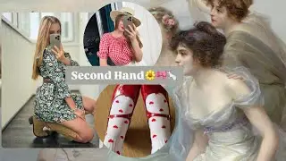 Мои покупки из Second Hand и Avito 🧺🐇| Много красивых платьев, сумка ручной работы, coquette core 🎀