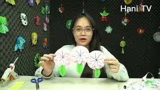 Hướng Dẫn Chi Tiết Cách Làm Một Dây Hoa Trang Trí Màu Hường | Hani TV