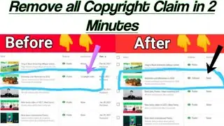 How to remove copyright claims on youtube in Android Mobile | How to remove copyright claim in 2022