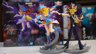 Unboxing Yu-Gi-Oh! Duel Monsters - Yami Yugi & Dark Magician Girl - Senkou Zekkei Bandai Spirits