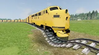 Trains Vs Potholes #15 – BeamNG Drive