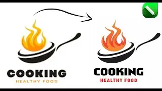 Cooking Logo Design in CorelDraw Tutorial How To Create Food Logo For Beginner | Awais Graphics