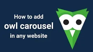 How to add  Owl Carousel in a website. Basic Slider add in a Website. Carousel add in a website.