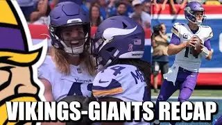 VIKINGS-GIANTS RECAP: WINNERS & LOSERS!