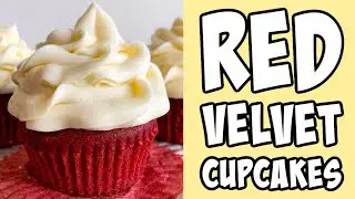 Red Velvet Cupcakes! Recipe tutorial #Shorts