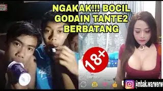 NGAKAK!!! BOCIL GODAIN TANTE TANTE WARIA - PRANK OME TV LUCU ABIS