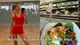 My Workout Routine + What I Eat Pre and Post- Workout (Vlog Style!)