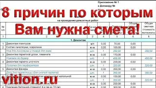 Для чего нужна смета. Смета на ремонт квартиры