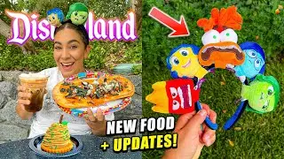 🎃 TRYING NEW Halloween Time Foods At DISNEYLAND! | New Construction Updates, Merch, Rides + MORE!