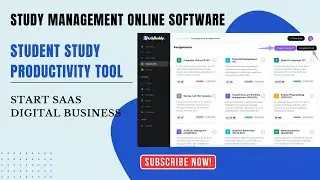 Collaborative Student Productivity Tool | Study Goals Management Online Software - Study Buddy SaaS