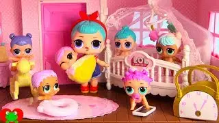 LOL Surprise Dolls New Nursery for L.O.L. Lil Sisters In Doll House