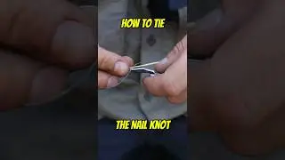 How To Tie The Nail Knot: Fly Line to Leader #camping #flyfishing #shorts