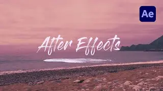 Write on Text Reveal Effect in Adobe After Effects - TUTORIAL