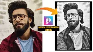 HOW TO CREATE SKETCH EFFECT IN PICSART | PENCIL SKETCH EFFECT IN PICSART | SKETCH EFFECT TUTORIAL |