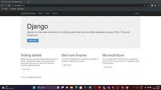 How to run django in visual studio 2022